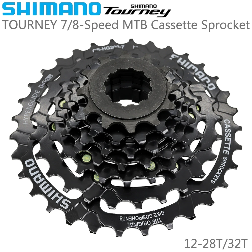 SHIMANO CS-HG200 7/8 Speed Cassette MTB Bike Bicycle 12-28T 12-32T