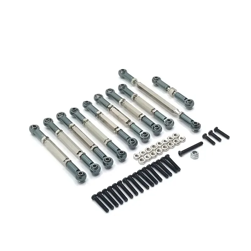 Spurstange Lenkung Metallgestänge Combo Kit für MN D90 D91 D96 D99S MN99S MN90 1/12 WPL C14 C24 1/16 RC Auto Upgrade Zubehör – Detail 5