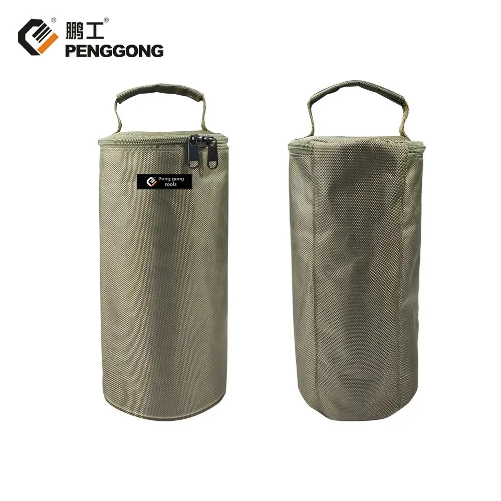 Oxford Cloth Outdoor Camping Picnic Cooking Utensils Storage Bag Spice Canister Holder Barbecue Tool Box Kitchen Organizer
