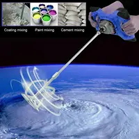 Портативный лопастной миксер 2600 Вт, 6 скоростей, электрическая мешалка, дрель, инструмент для перемешивания растворов, краски, цемента, штукатурки — изображение 5