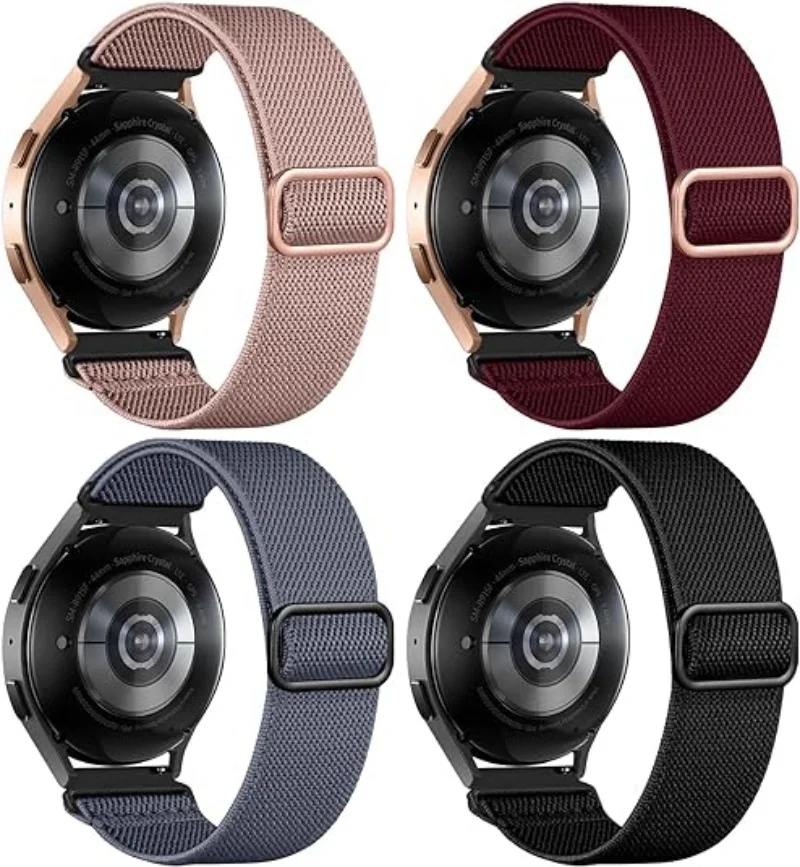 Adjustable Nylon Strap for Smartwatch - Soft Sport Band, 20mm