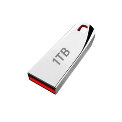 High - Speed 2TB USB 3.2 Type - C Waterproof Portable Flash Drive (Silver - 1TB)