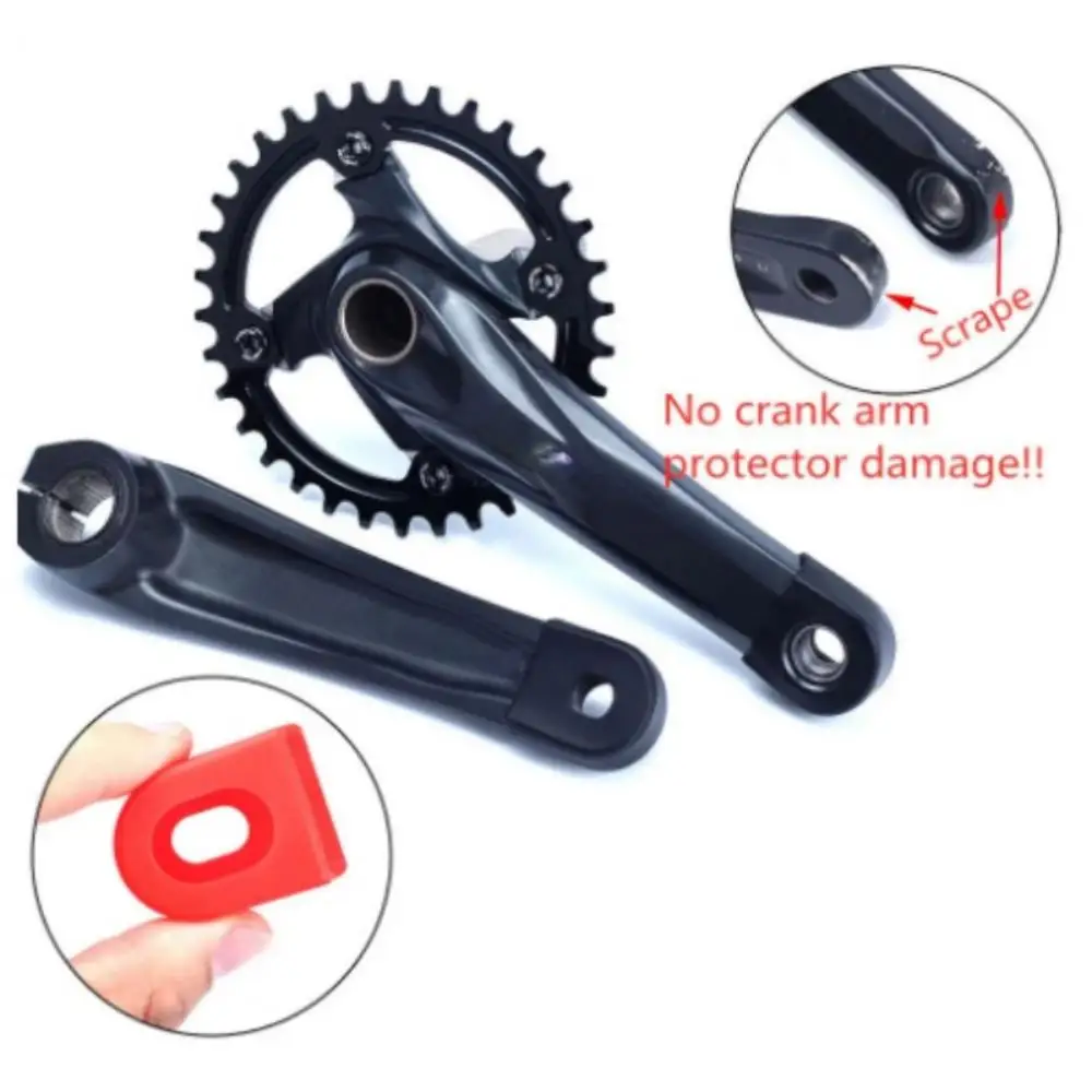 Bicycle Crank Protector For Bicycle Crankset Pedal