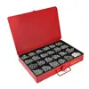 Professional Grade 4-Drawer Steel Hardware Organizer with 2500-Piece Small Hardware Kit Industrial Quality Home Garage Workshop 6