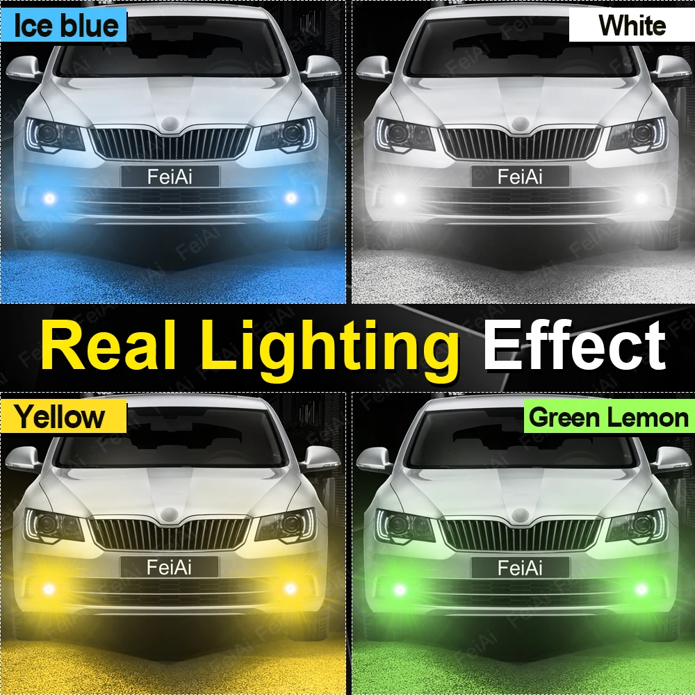 스코다 슈퍼브 LED 전면 안개등 전구 슈퍼브 2 3 3T 3V 2008 2009 2010 2011 2012 2013 2014 2015 2016 2017 2018 2019-2023