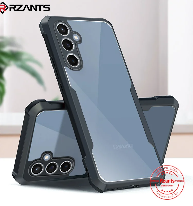 Rzants Per Samsung S23Fe Custodia Rigida Air Bag Protection Slim Clear Cover