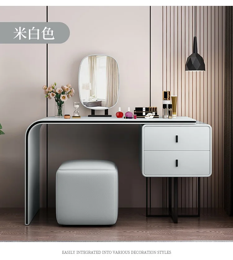 Storage Charm Dressing Table Girls Multifunctional Minimalist Classic Dressers Fashion Design Oriented Coiffeuse Furniture