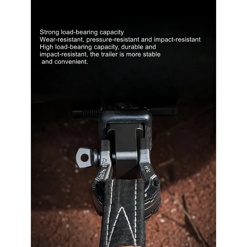 NEW 1PCS Rear Tow Hook Manganese Steel rear tow hook towing for Off-road vehicle trailer arm shaped square mouth hook U-hooks
