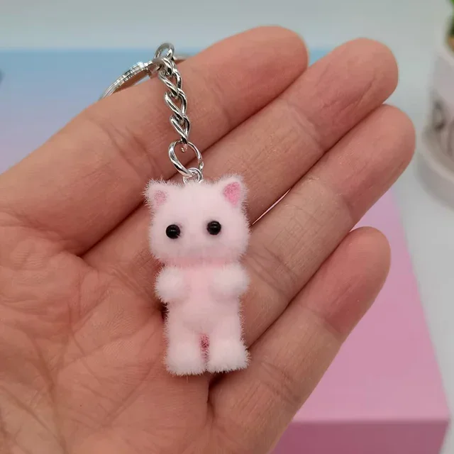 2 Portachiavi Y2K Stella E Gatto Nero In Acciaio Inox - Accessorio Alla Moda Per Borse E Chiavi