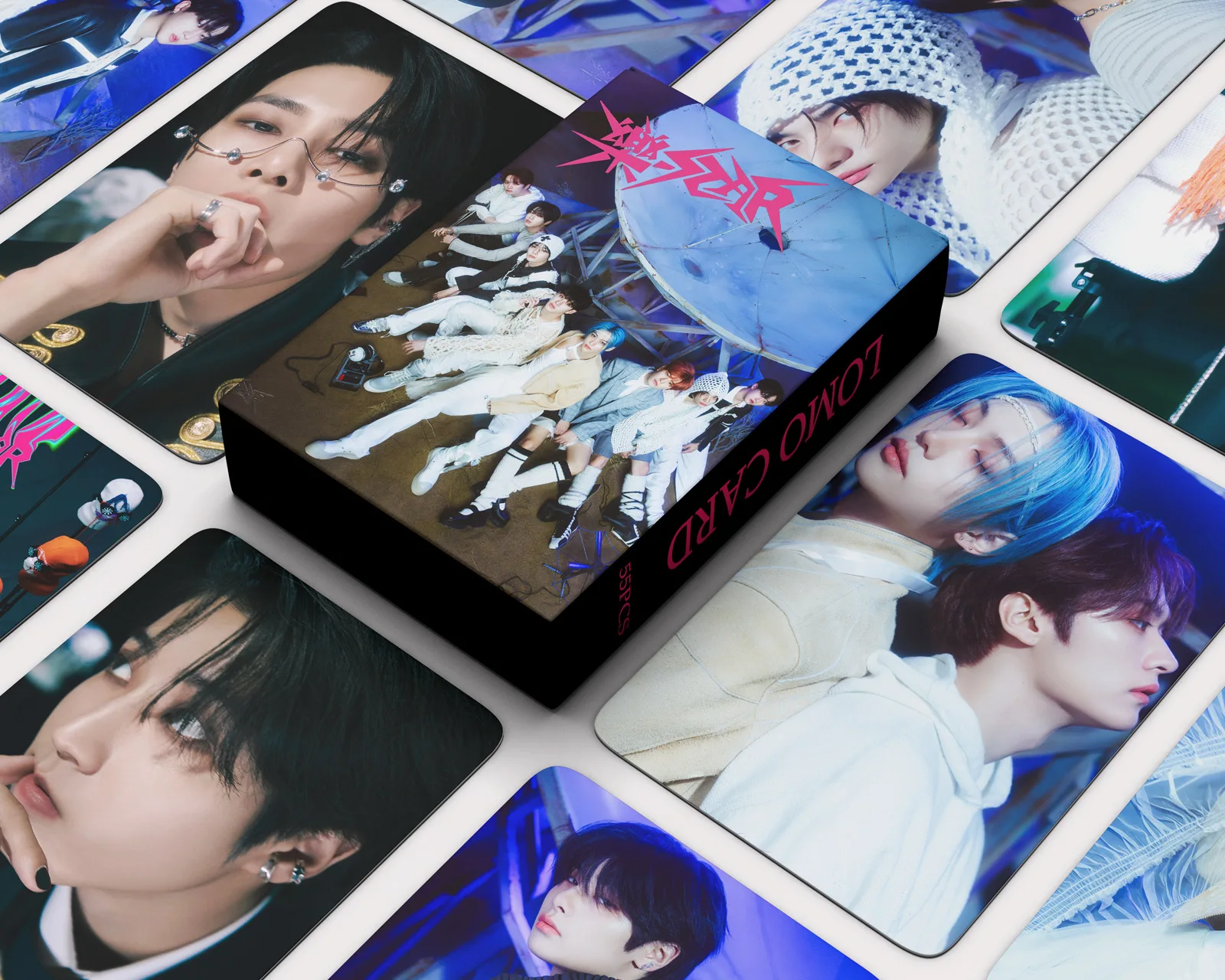 

Новинка, альбом LE-Star Kpop для детей, 55 шт./комплект, 2023 HD, Lomo, открытка, K-pop, подарки, серия, бродячие дети, новые картинки, поклонники, подарок