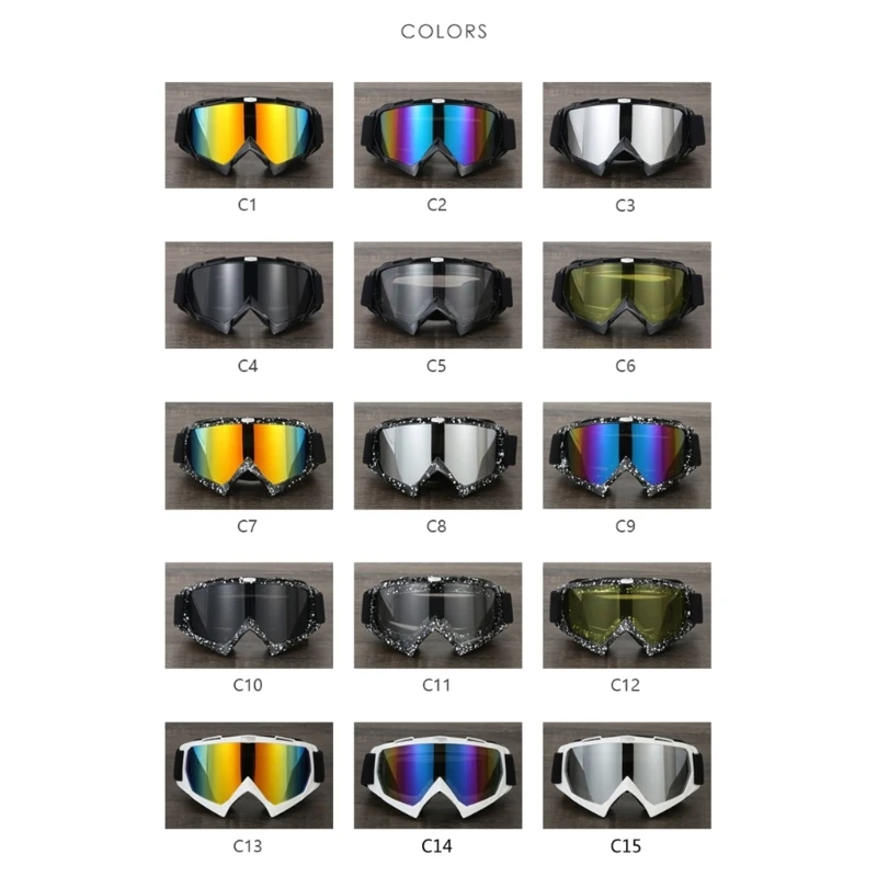 

Motocross Goggles Glasses MX Off Road Masque Helmets Goggles Ski Sport Glasses LX0E