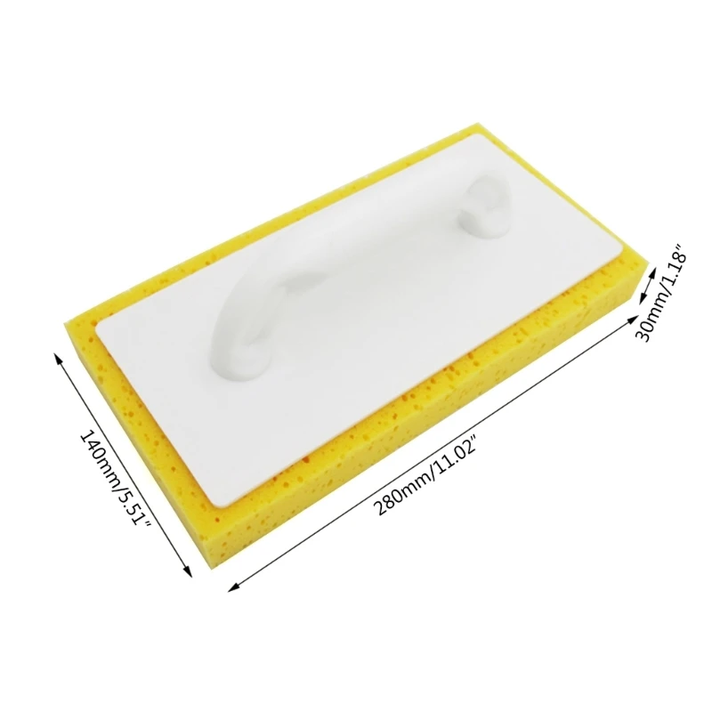 Y1UB Plaster Plastering Sponge Float 280x140 30mm Tile Cleaning Grout Trowel Float 6