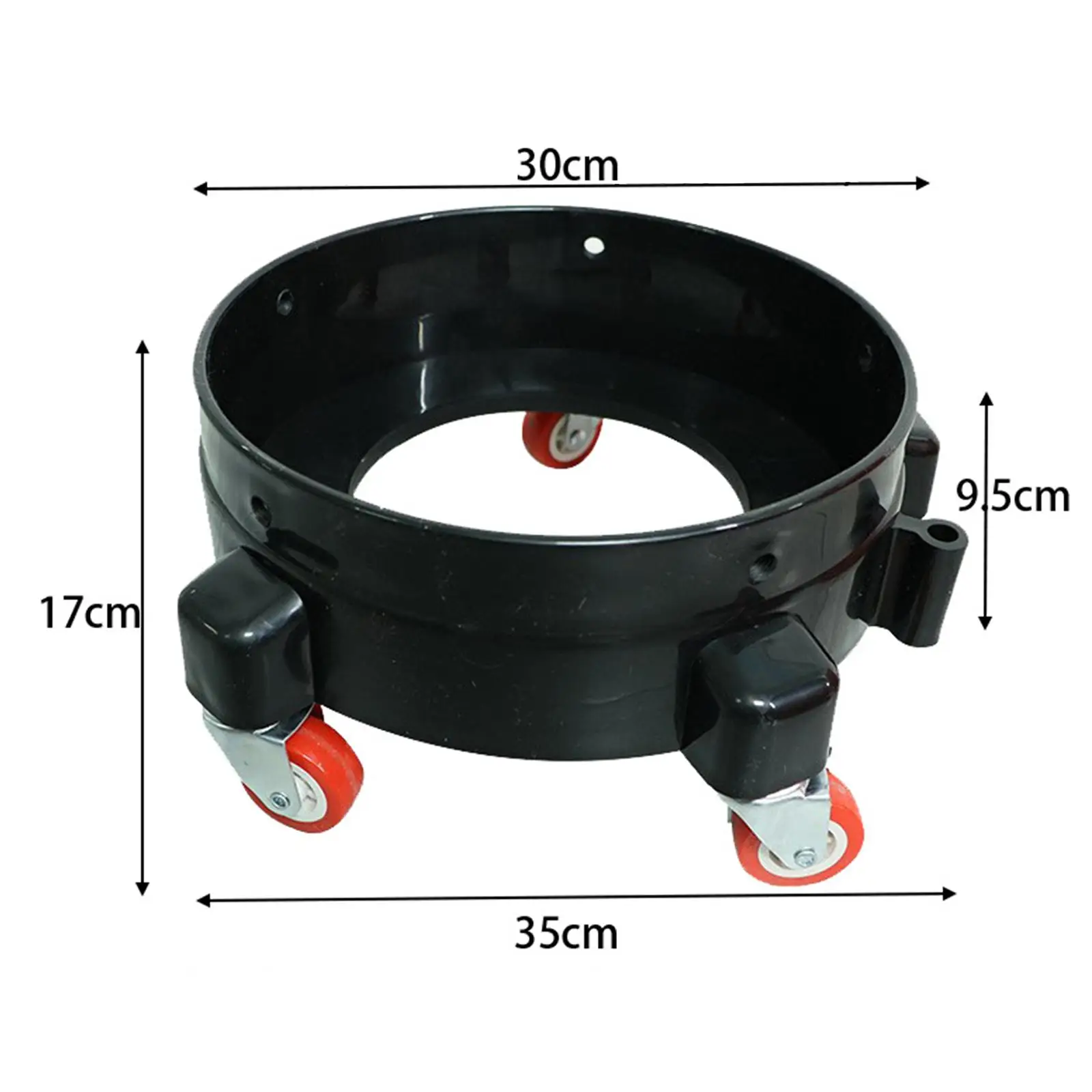 Car Wash Rolling Bucket Dolly Schools Garage Vehicle Care Swivel Casters