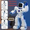 2.4G Remote Control Smart Robot With Recording Can Music Dance Program Touch Control App Control Robots For Kids Gift RC Toy Gif 1