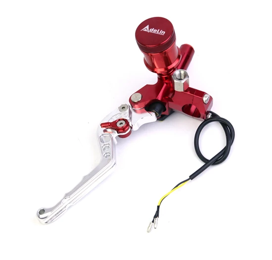 Leviers Frein Embrayage Universel Moto 7/8" Avec Maîtres Cylindres - Set 1 Paire Réglable