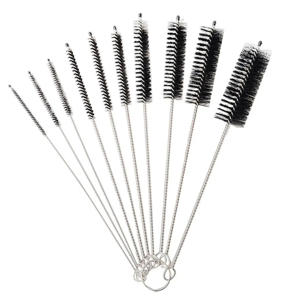 Nylon Cleaning Brush Set of 10 for Bottle, , Or Narrow Containers