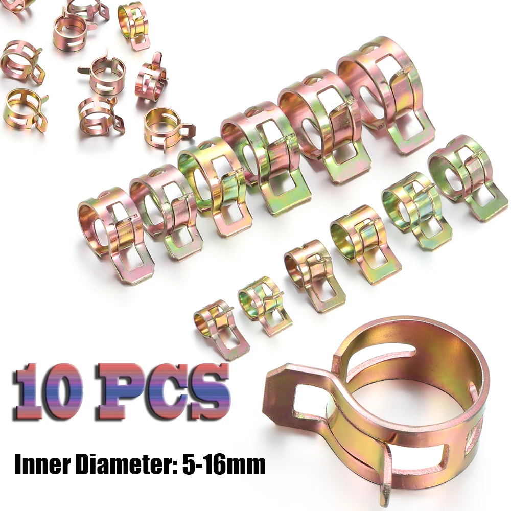 5 Pcs Water Bottle Spring Clip, Spring With 2 Clips, Stainless Steel 3.1 Inch Spring Fastening Water Drinking Bottle For Small Animal Hamster Guinea Pigs