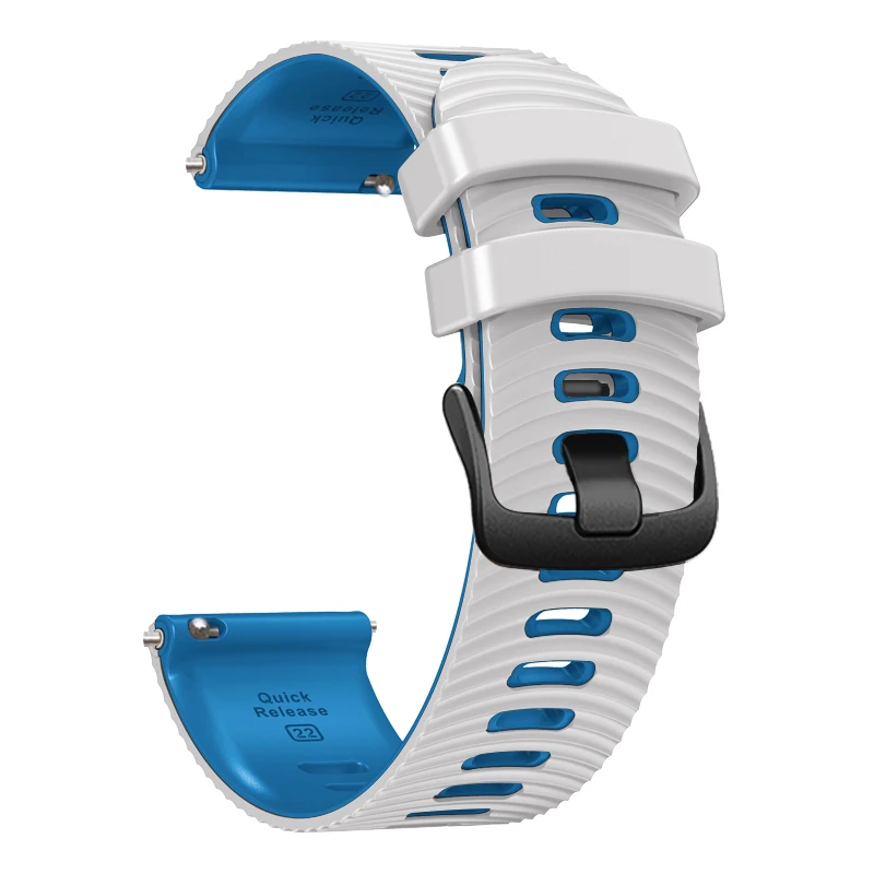 Premium Silicone Watch Strap - 22mm Replacement Wristband
