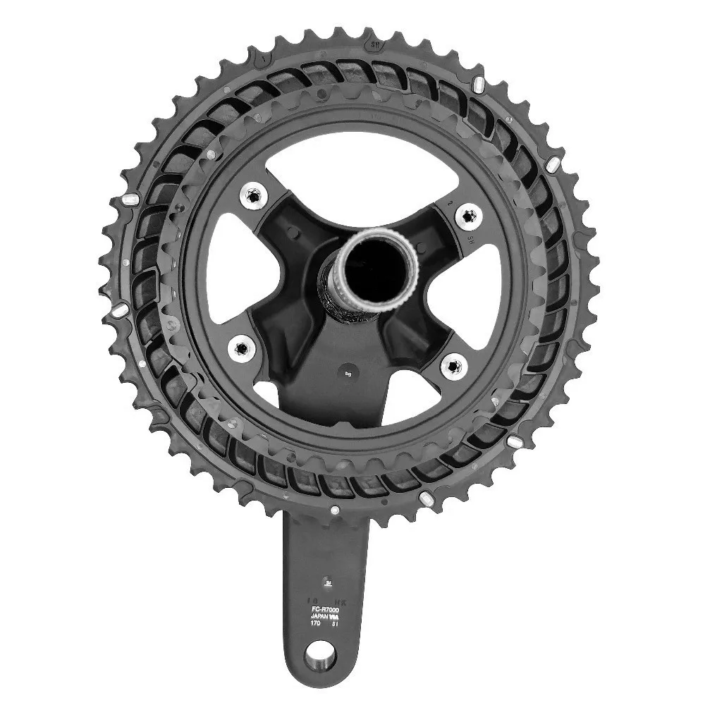 Shimano 105 FC-R7000 Guarnitura Unisex 11v 39/53 172.5 Mm - Componente Bici Da Corsa