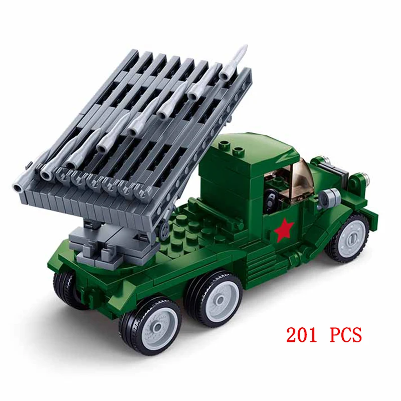 Sluban Normandy Landings Ww2 Military Vehicle Bunker Artillery Building Blocks Germany UK US World War I Ii Army Tank Plane Sets 4