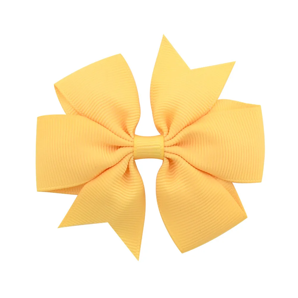 Vibrant Grosgrain Ribbon Hair Bows Clips