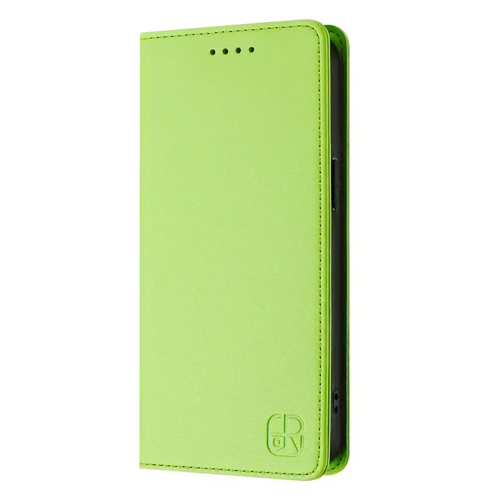 Premium Magnetic Leather Flip Wallet Case - Stylish Protective Cover