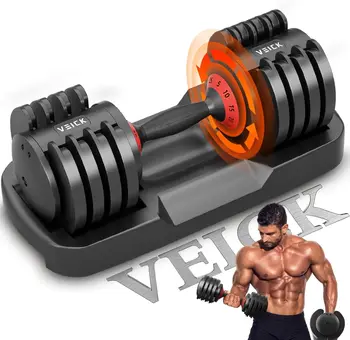 Adjustable Dumbbell Set with Anti-Slip Handle 1