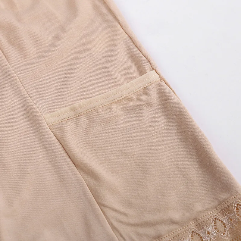 Safety Shorts Pants size Under Skirt With Pockets Thigh Chafing Lace safety shorts safety pants