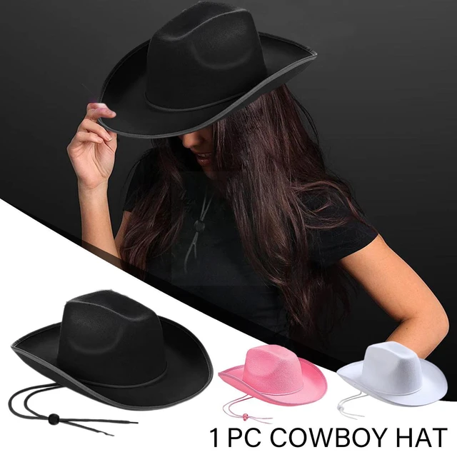 Western Style Cowboy Hat, Women Hat for Costume Accessories