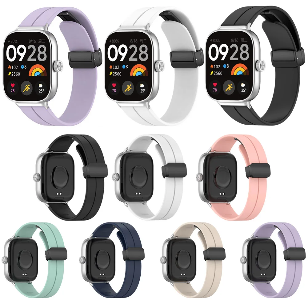 

Silicone Strap For Redmi Watch 4 Smart Watch Band Accessories Replacement Bracelet for Xiaomi Band 8 Pro Wristband Correa Belt