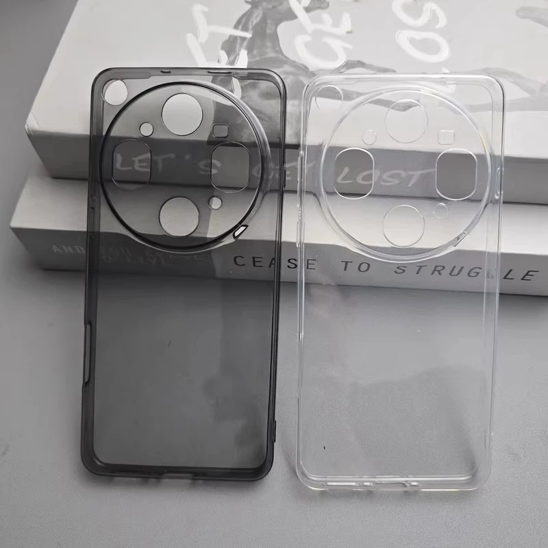 Clear TPU Soft Minimalist Dustproof Protective Phone Back Cover - Simple Shell
