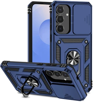 Armor Case For Samsung Galaxy S25 FE S25Edge A17 A07 A56 A26 A36 A16 A06 S25FE Coque Ring Holder Shockproof Lens Protect Cover 1