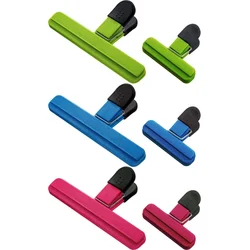 Versatile Assorted Plastic Bag Clips for Airtight Food Storage (3 Sets)