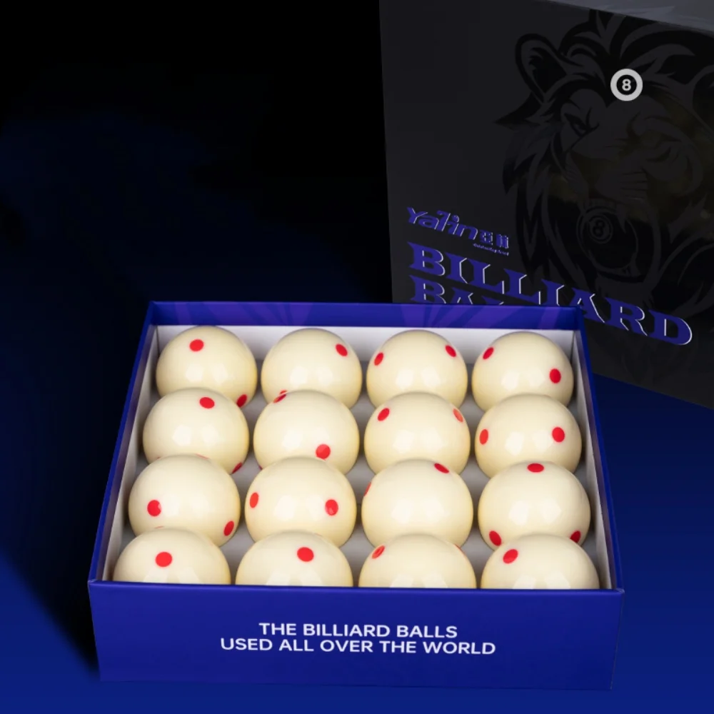 YALIN 6 Red Dots Practice Training Billiard Mother Cue Ball 2-1/4"(57.2mm)