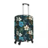 Hawaiian Flowers Suitcase Cover Beautiful Tropical Print Business Protection Flight Practical Luggage Case 3