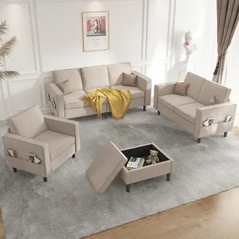 L-Shaped Sofa Set 1