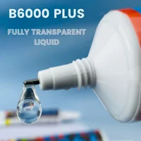 B-6000 Upgrade Transparent Glue for Rubber Wood Metal Paper Glass Resin B6000 PLUS Adhesive Jewelry Strong Fabric Plastic 2
