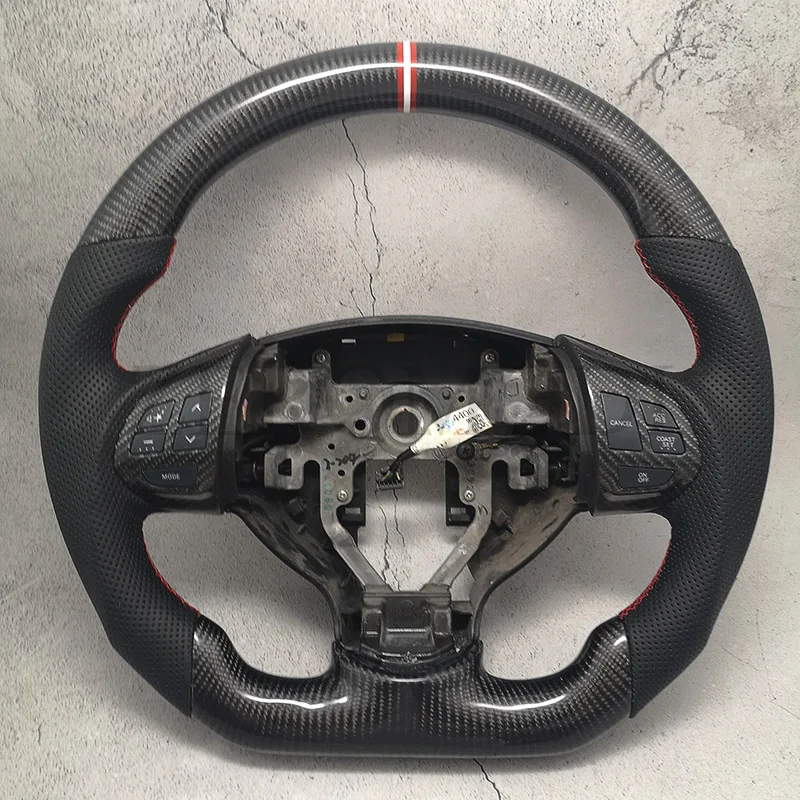 

100% Real Carbon Fiber Steering Wheel For Mitsubishi Lancer