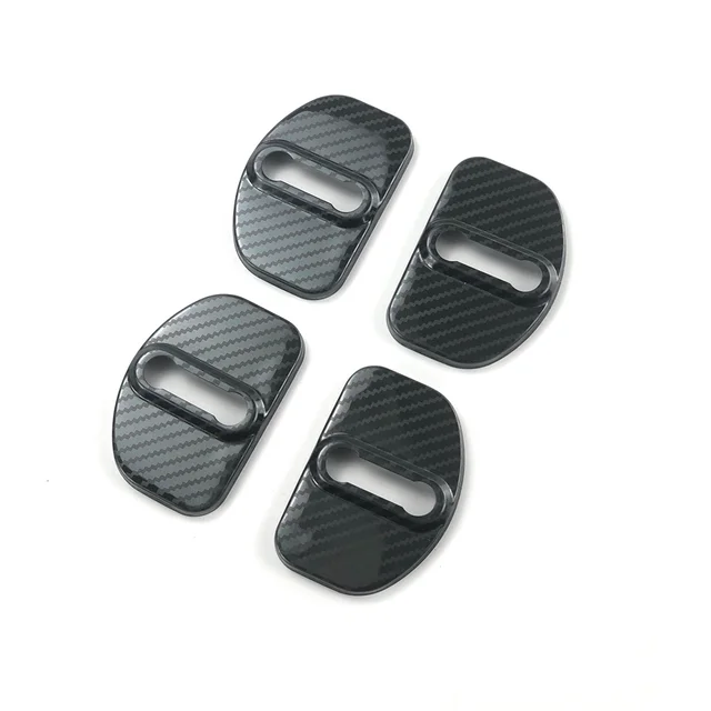 4pcs Auto Türschloss Dekoration Rostschutz Edelstahl Abdeckung Fall für  Skoda Octavia Fabia Rapid Yeti Kodiaq Superb Fabia - Türschloss Schutz