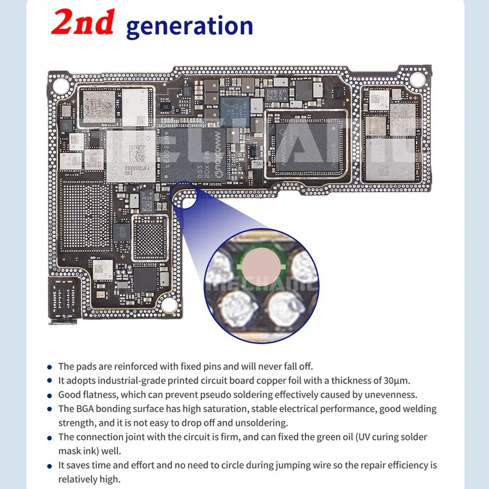 Non-trace Solder Joint Repair Magic Tag Rework Pad 2780 Spot Weld Plate For Motherboard Return Repair Welding