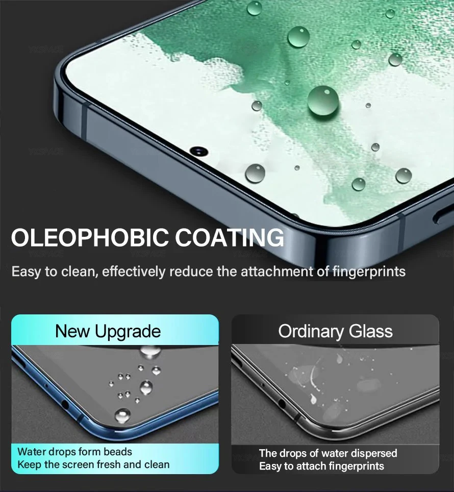 Premium Fingerprint Unlocking Tempered Glass Screen Protector - 2 Pack