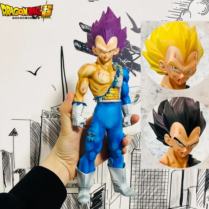 

31cm Dragon Ball Super Vegeta Figure Gods Of Destruction Ultra Ego Vegeta Anime Figures Gk Pvc Figurine Statue Model Gift Toy