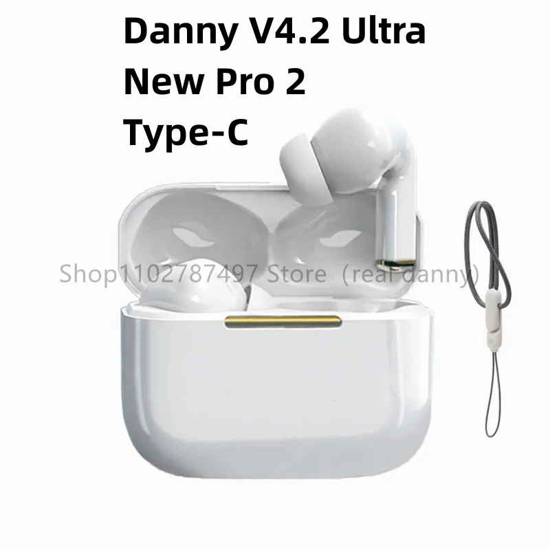 

Danny V4.2 Ultra Earbuds TWS ANC Bluetooth Earphones,Touch Control Wireless Headphone With Microphones Sport Waterproof Headset