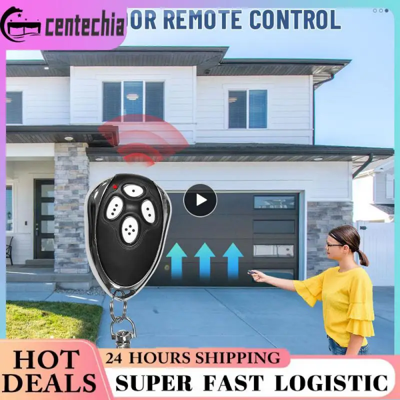 

Remote Control 433MHZ Smart Gate Garage Door Opener Keychain For Alutech AT-4 AN-Motors AT-4 ASG1000 AR-1-500 ASL500 ASG600