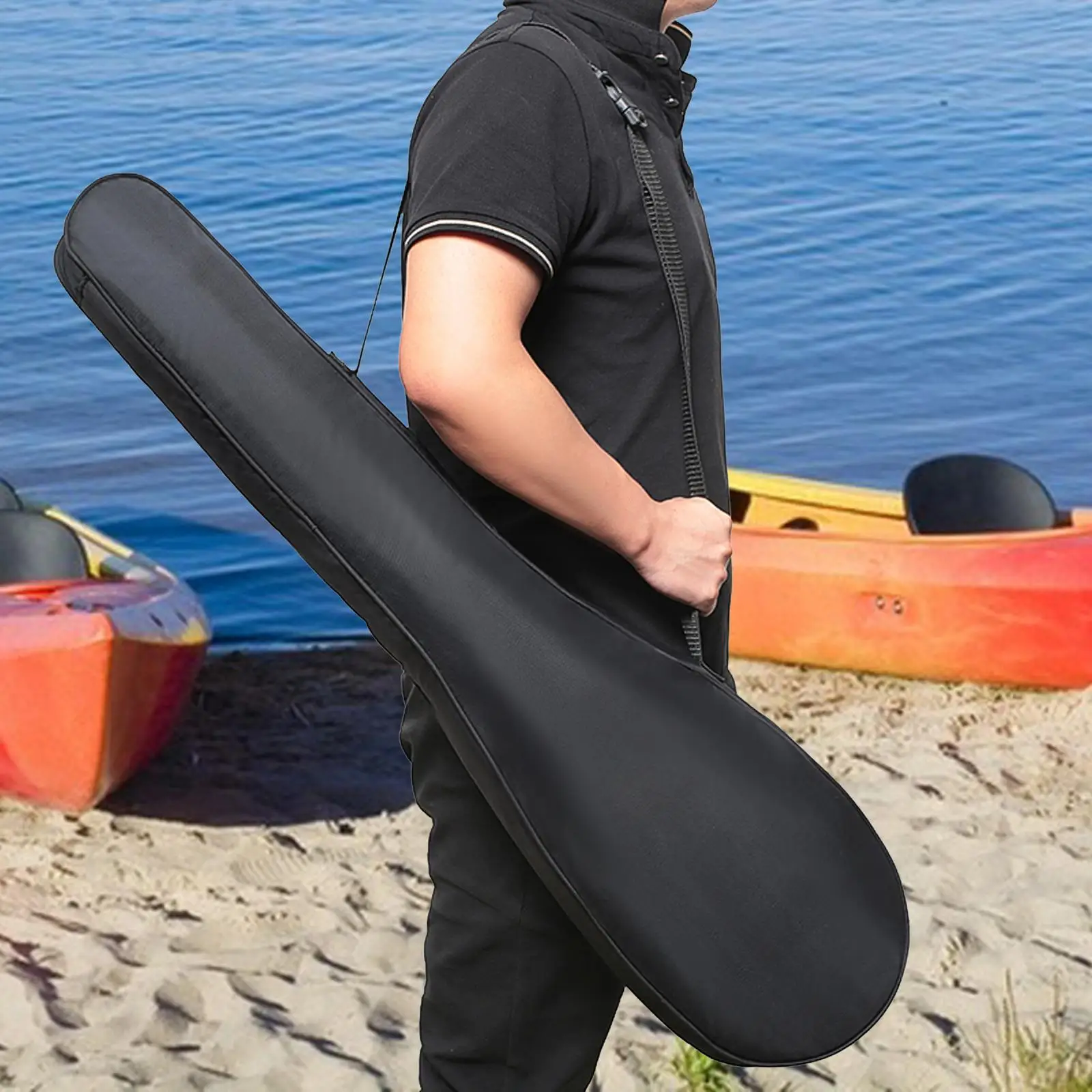 Kayak Paddle Bag Adjustable Shoulder Strap Canoe Paddle Bag with Handle Lightweight Protector Kayak Cover Carrier