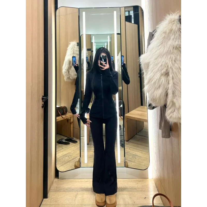 سترة ليمون نسائية مقصوصة برقبة واقفة خفيفة الوزن ق...