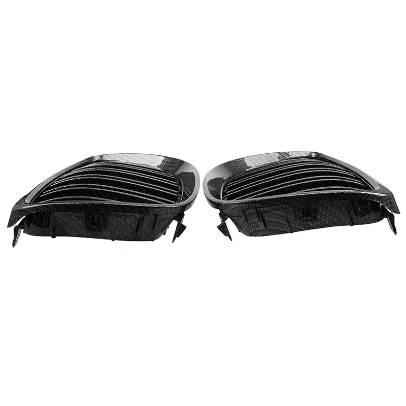 자동차 탄소 섬유 더블 슬랫 프론트 키드니 그릴, BMW 3 시리즈 E92 E93 M3 328I 335I 2007-2011