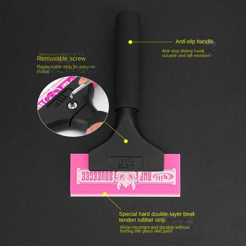 Vinyl Squeegee Window Tinting Squeegee Window Tint Squeegee Car Film Tool Rubber Squeegee Window Glass Squeegee Solar Anti-explosion Film