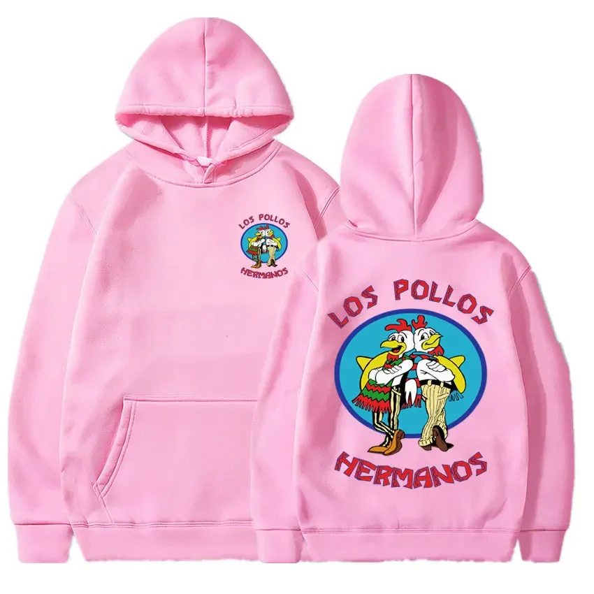 Breaking Bad Hoodie Los Pollos Hermanos Chicken Brothers Print Tracksuit Men Women Fashion Autumn Winter Fleece Loose Sweatshirt 5