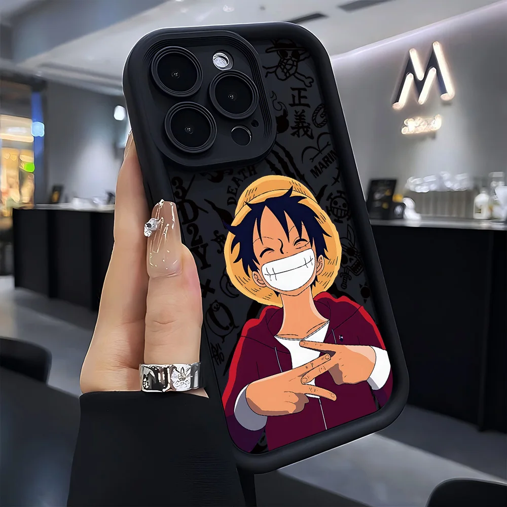Anime Ones Pieces Soft Back Phone Case Cover